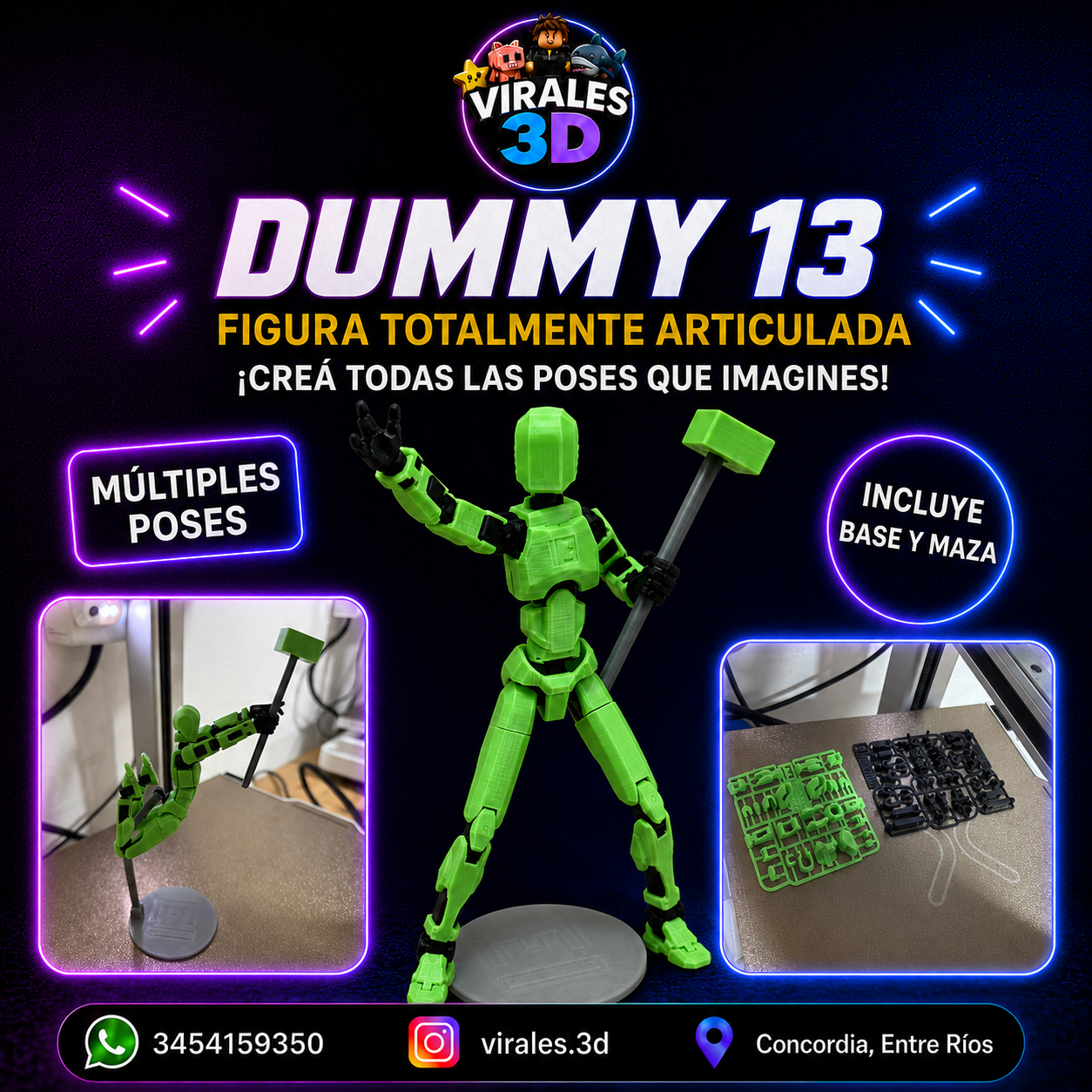 Dummy 13 articulado